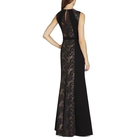 BCBG evening gown with lace and sequin inset. Size 8 - Picture 2 of 3